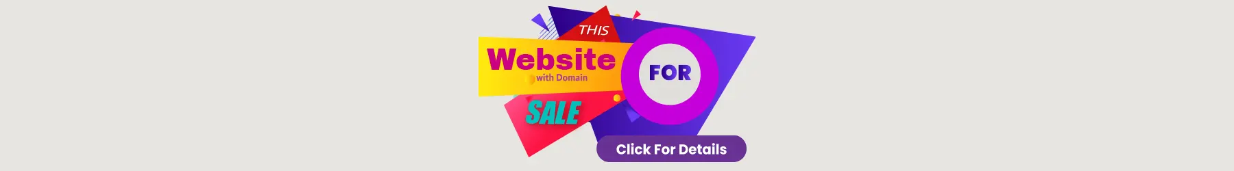 website for sale with domain