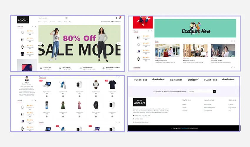 Adocart – Lady Fashion Responsive E-commerce Template