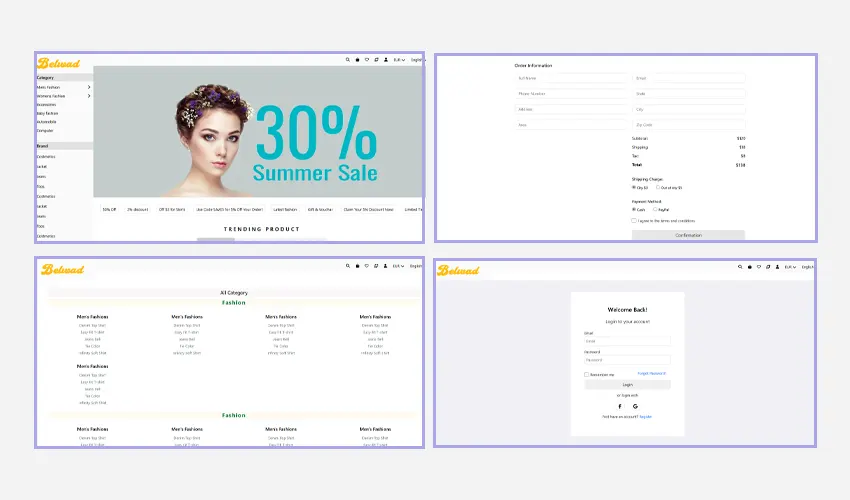 Belwad – A Versatile E-Boutique Responsive Html5 Css3 Bootstrap5 Template