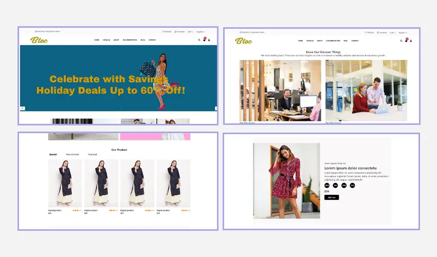 Btoc- Html Css Bootstrap Shopping Theme