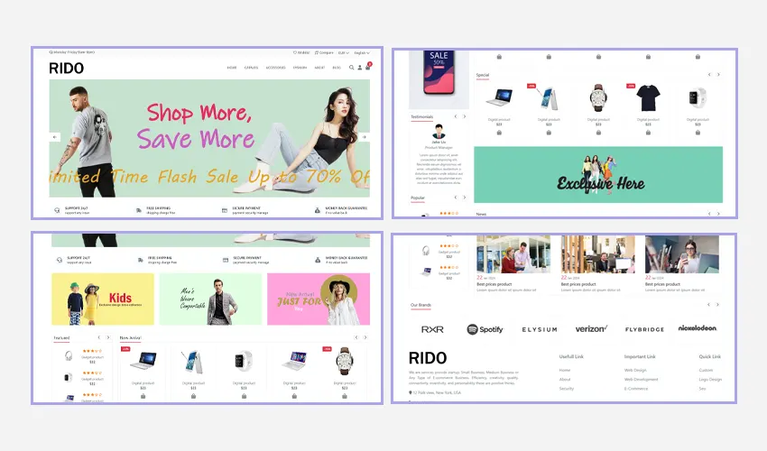 Rido – Next Shopping Experience Responsive Html Css Template