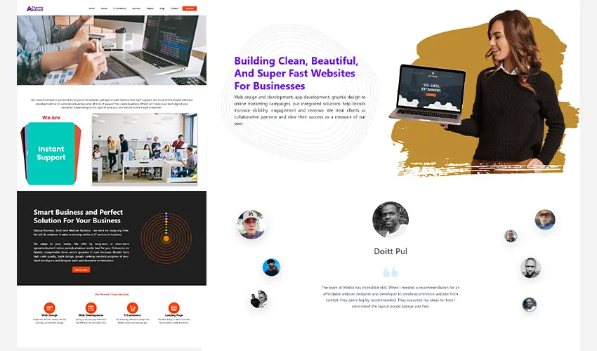 Tcart business agency theme html5 css3 bootstrap 5
