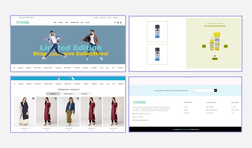 Todax –  A Store Fashion Html Css Js Responsive